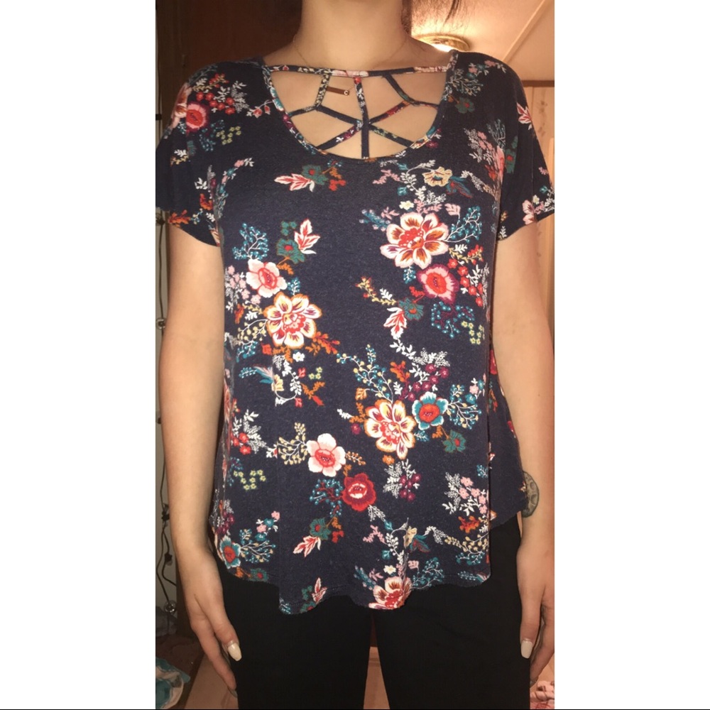 Strapy Floral Shirt